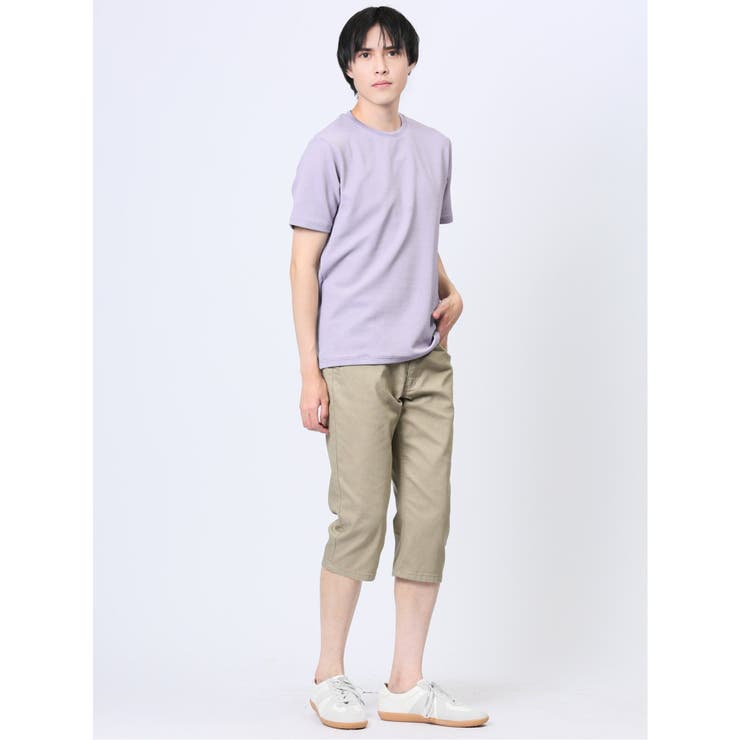 ふくれチェック クルーネック半袖Ｔシャツ | TAKA-Q MEN | 詳細画像25 