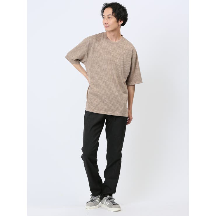 ケーブルジャガード クルーネック半袖Tシャツ | TAKA-Q MEN | 詳細画像24 