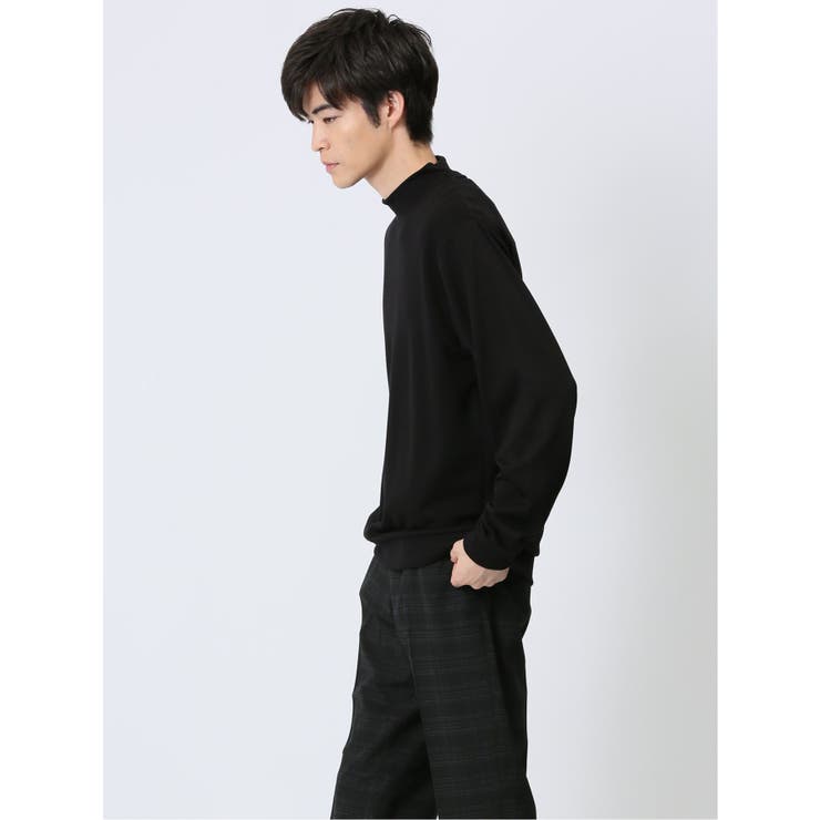 SOFT CUSHION モックネック 長袖プルオーバー | TAKA-Q MEN | 詳細画像2 