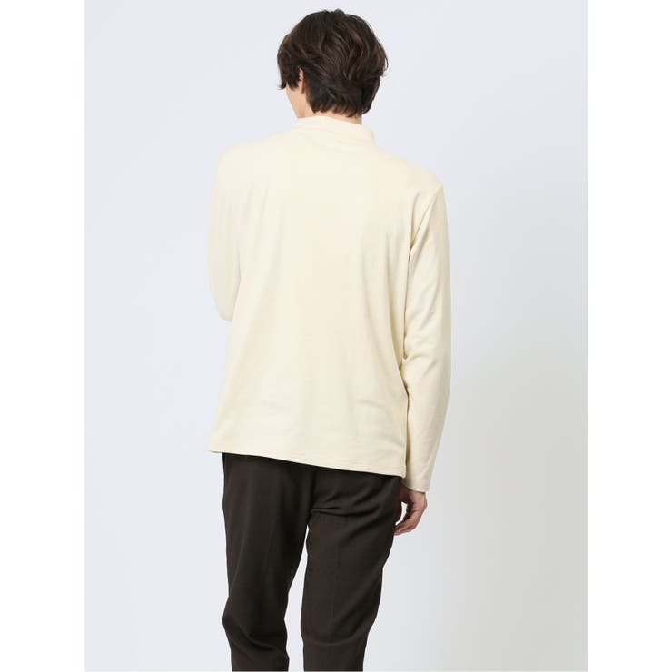 ストレッチ起毛 モックネック 長袖Tシャツ | TAKA-Q MEN | 詳細画像15 