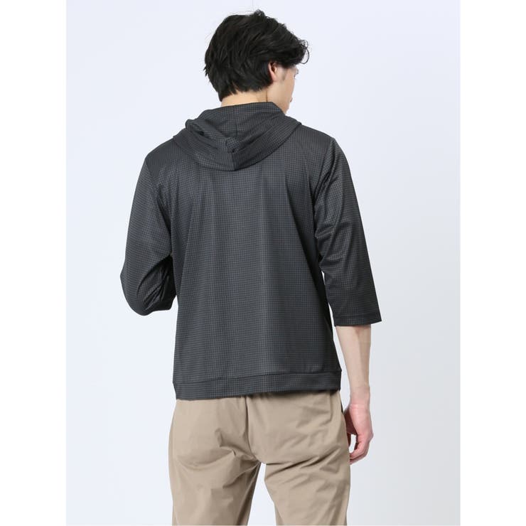 ♦AMIRI♦千鳥格子ロゴ・コットン・パーカー アミリ服スーパーコピー AMIRIロゴプリント フード パーカー
