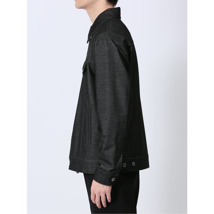 シャンブレー ストレッチ カットアウター[品番：TKQJ0024628