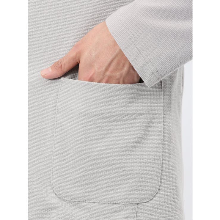 ストレッチ カットジャガード 2ボタン ジャケット | TAKA-Q MEN | 詳細画像10 