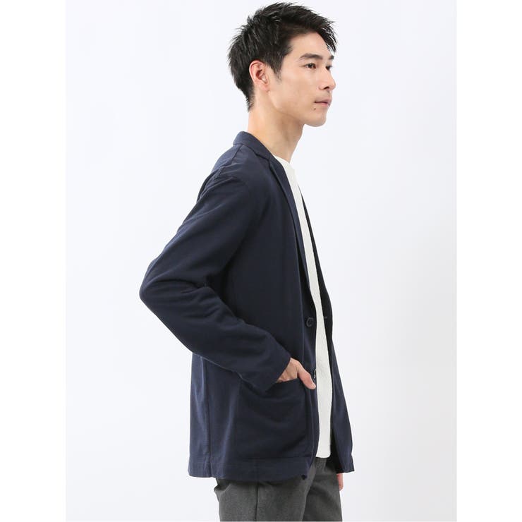 ストレッチ カットジャガード 2ボタン ジャケット | TAKA-Q MEN | 詳細画像13 