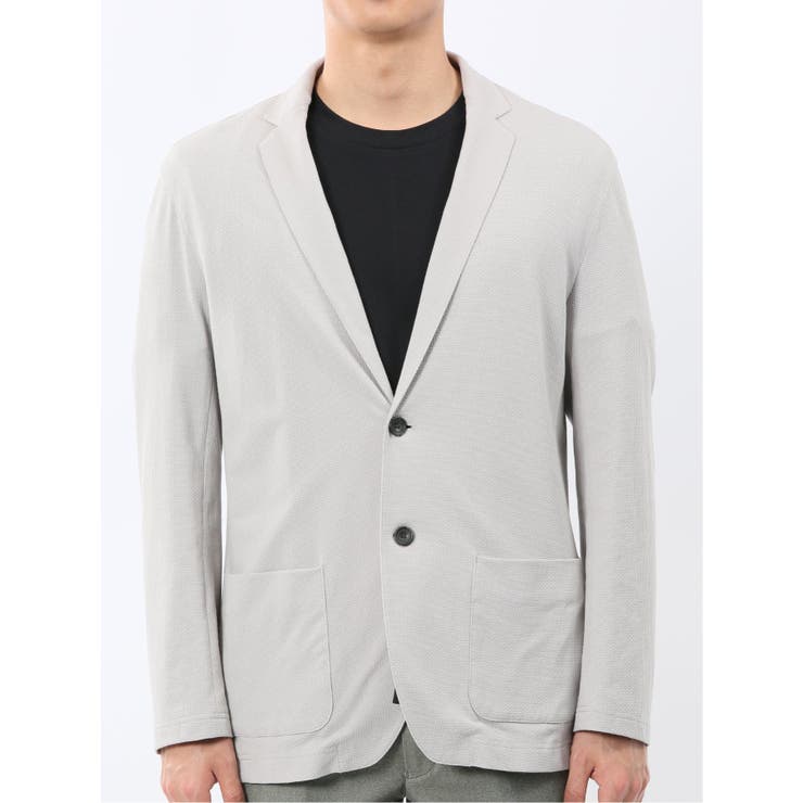 ストレッチ カットジャガード 2ボタン ジャケット | TAKA-Q MEN | 詳細画像6 