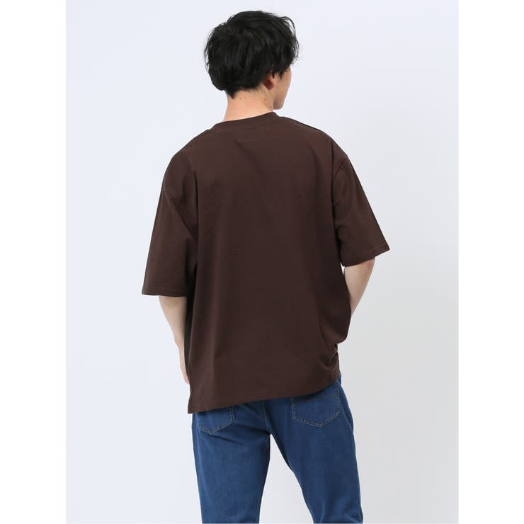 ドビーメッシュ切替 クルーネック半袖Tシャツ | TAKA-Q MEN | 詳細画像13 