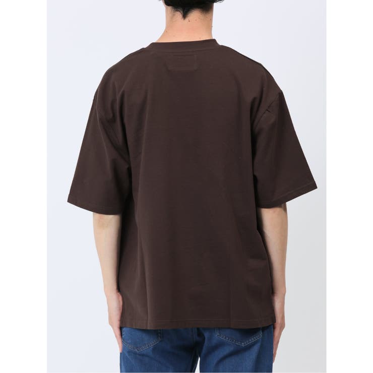 ドビーメッシュ切替 クルーネック半袖Tシャツ | TAKA-Q MEN | 詳細画像18 