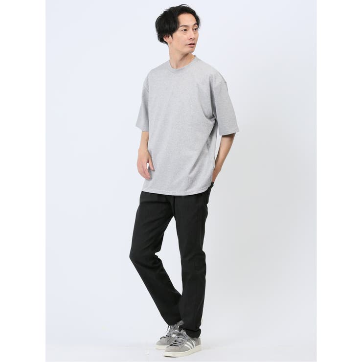 ドビーメッシュ切替 クルーネック半袖Tシャツ | TAKA-Q MEN | 詳細画像5 