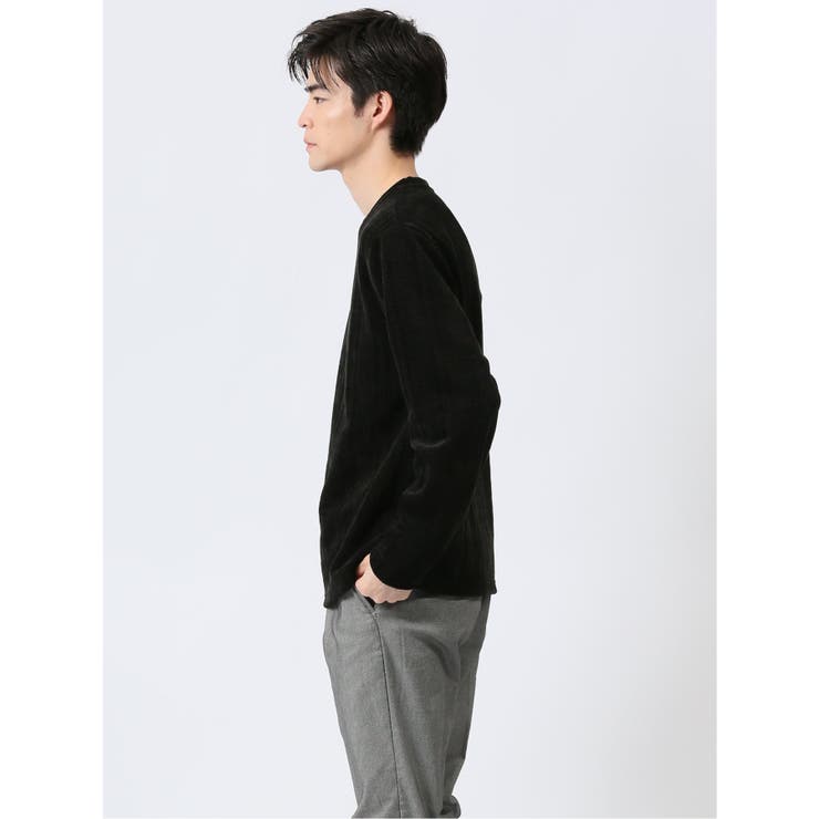 ジャガードモール クルーネック長袖Tシャツ | TAKA-Q MEN | 詳細画像14 