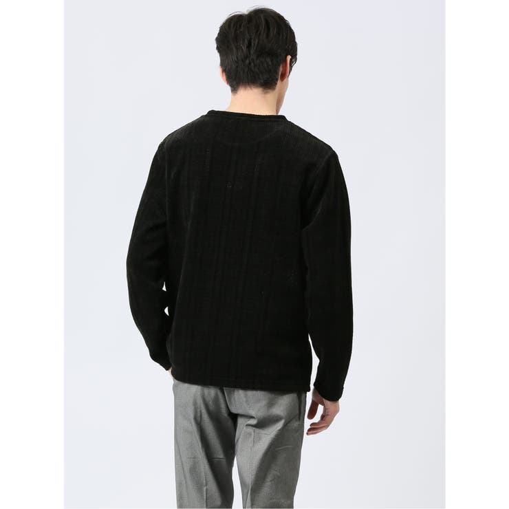 ジャガードモール クルーネック長袖Tシャツ | TAKA-Q MEN | 詳細画像15 