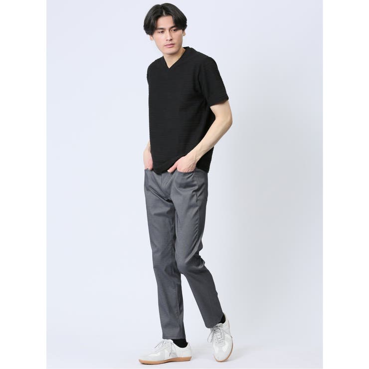 タックボーダー Vネック半袖Ｔシャツ | TAKA-Q MEN | 詳細画像10 