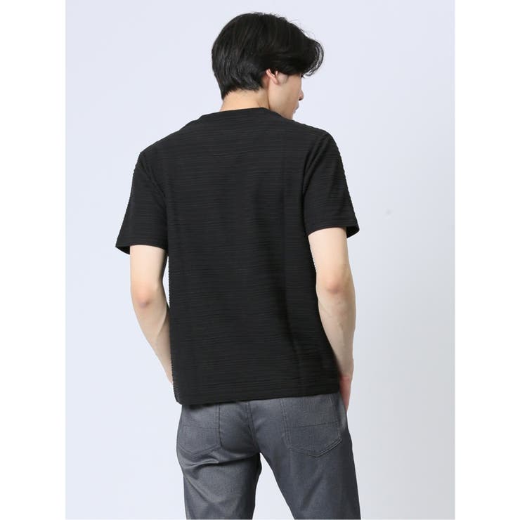 タックボーダー Vネック半袖Ｔシャツ | TAKA-Q MEN | 詳細画像3 
