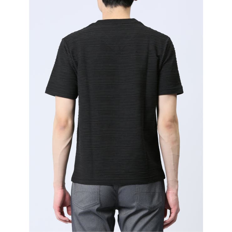 タックボーダー Vネック半袖Ｔシャツ | TAKA-Q MEN | 詳細画像7 