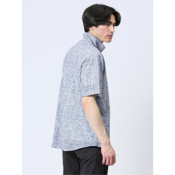 エステルプリント 半袖シャツアウター | TAKA-Q MEN | 詳細画像14 