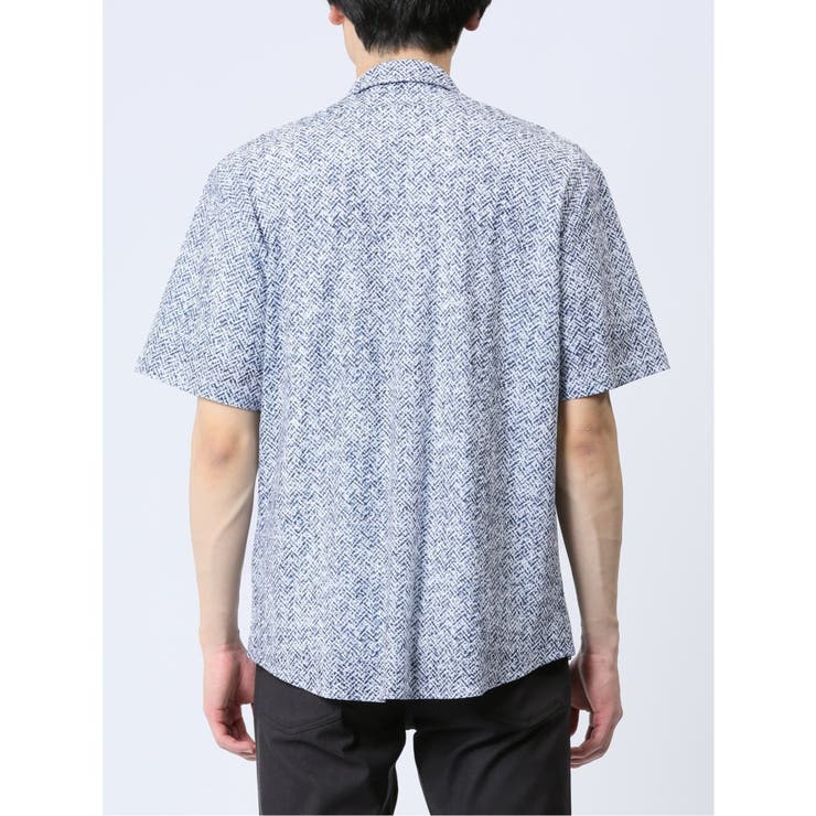 エステルプリント 半袖シャツアウター | TAKA-Q MEN | 詳細画像17 