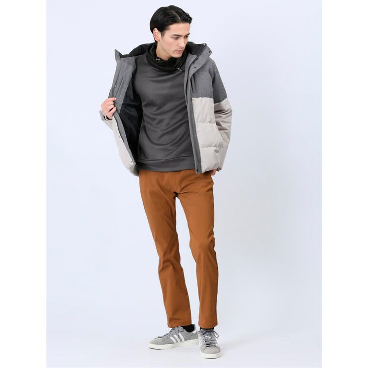 配色切替 裏シャギー クロスネック長袖プルオーバー | TAKA-Q MEN | 詳細画像11 