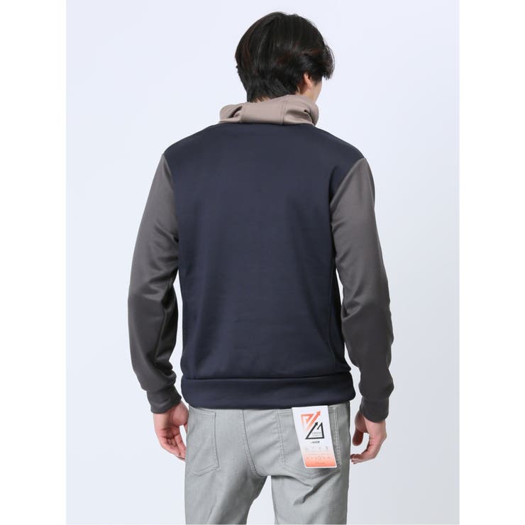 配色切替 裏シャギー クロスネック長袖プルオーバー | TAKA-Q MEN | 詳細画像38 