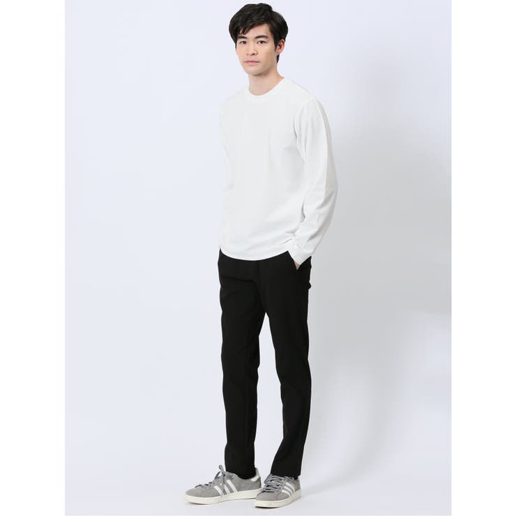 ふくれチェックジャガード クルーネック長袖Tシャツ | TAKA-Q MEN | 詳細画像5 