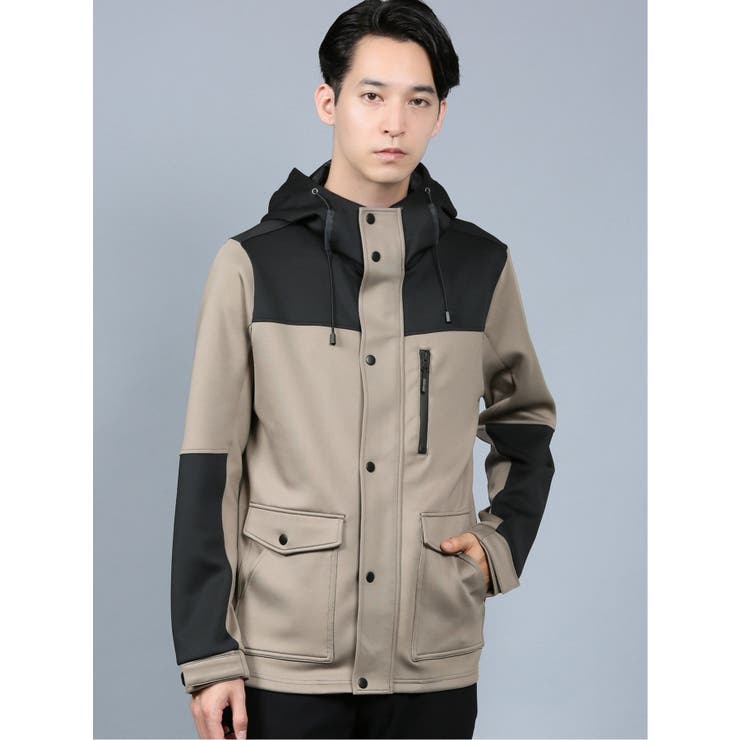 ストレッチポンチ 切替マウンテンパーカー[品番：TKQJ0012851]｜TAKA-Q