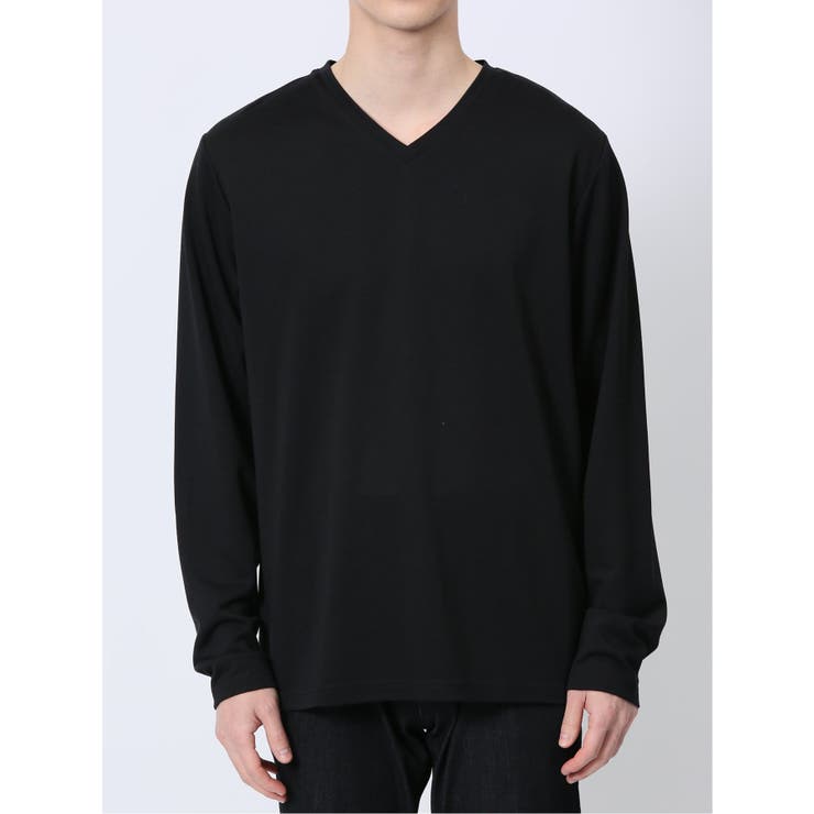 メランジポンチ Vネック長袖Tシャツ | TAKA-Q MEN | 詳細画像26 