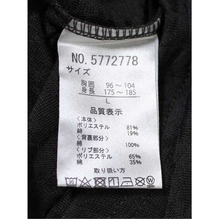 リンクスジャガード千鳥 Vネック長袖Tシャツ | TAKA-Q MEN | 詳細画像11 