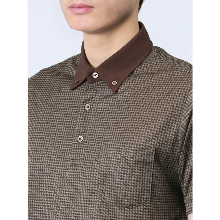 吸水速乾 エステルプリント クレリック半袖ポロシャツ | TAKA-Q MEN | 詳細画像32 