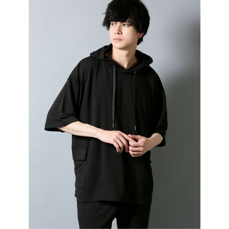 ストレッチミニ裏毛 セットアップ 5分袖パーカー[品番：TKQJ0011938]｜TAKA-Q  MEN（タカキュー）のメンズファッション通販｜SHOPLIST（ショップリスト）