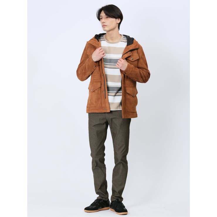 ポップコーンボーダー クルーネック長袖Tシャツ | TAKA-Q MEN | 詳細画像11 