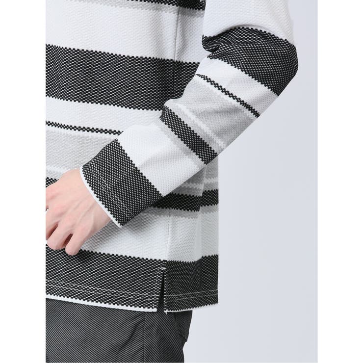 ポップコーンボーダー クルーネック長袖Tシャツ | TAKA-Q MEN | 詳細画像22 