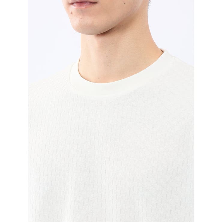 千鳥ジャガード クルーネック長袖Tシャツ | TAKA-Q MEN | 詳細画像9 