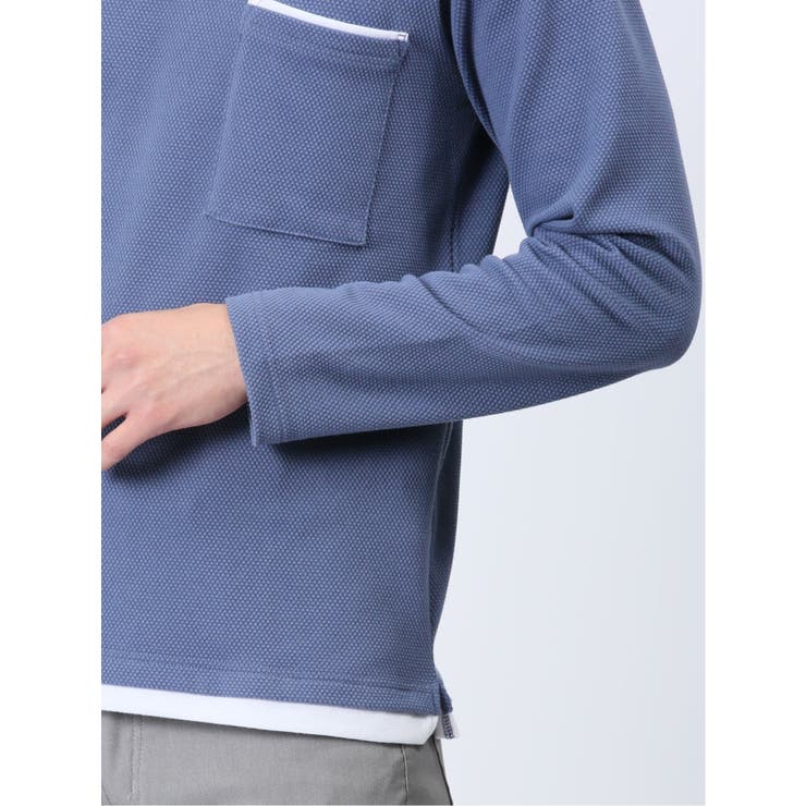 ポップコーン フェイククルーネック長袖Tシャツ | TAKA-Q MEN | 詳細画像30 