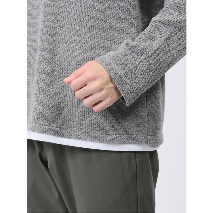 スラブ裏起毛 Vネック長袖Tシャツ | TAKA-Q MEN | 詳細画像10 