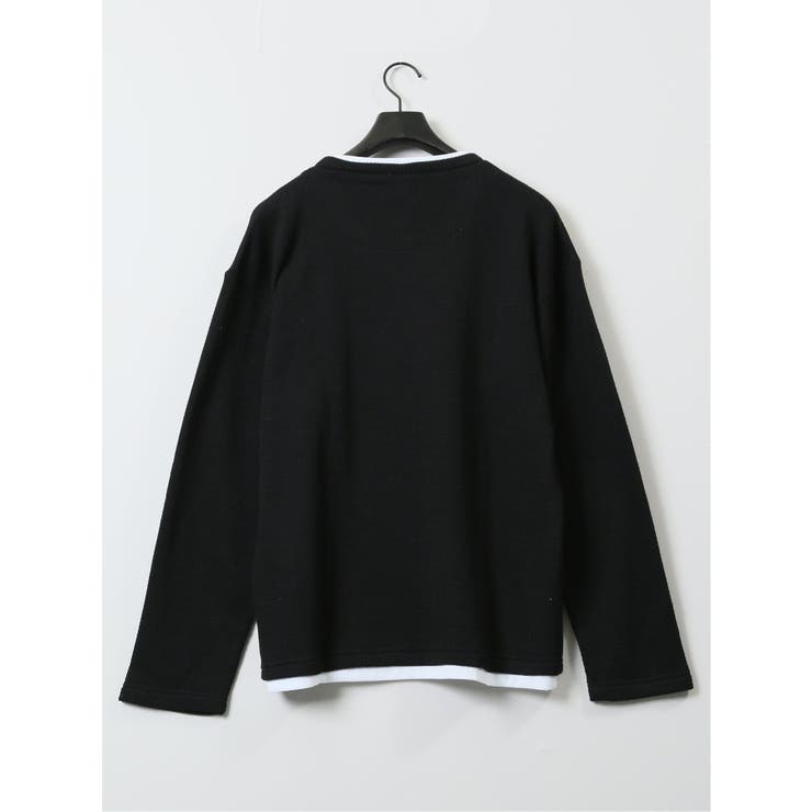 スラブ裏起毛 Vネック長袖Tシャツ | TAKA-Q MEN | 詳細画像24 
