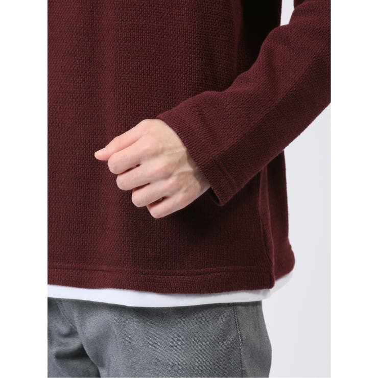 スラブ裏起毛 Vネック長袖Tシャツ | TAKA-Q MEN | 詳細画像34 