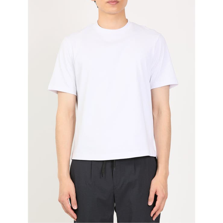 【DRESS T-SHIRT】超長綿 クルーネック半袖Tシャツ | TAKA-Q MEN | 詳細画像5 