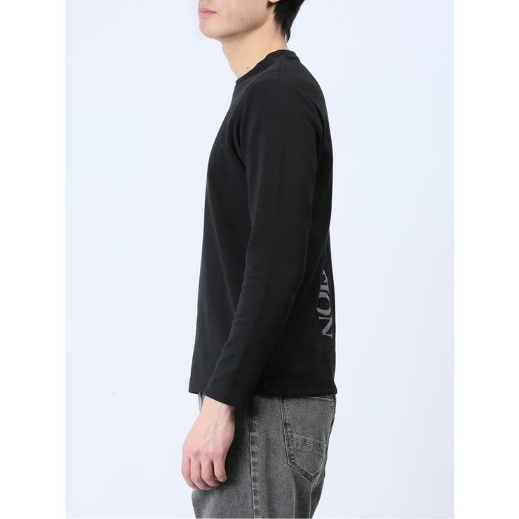 ロゴ切替 クルーネック長袖Tシャツ | TAKA-Q MEN | 詳細画像6 