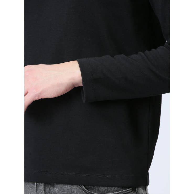 ロゴ切替 クルーネック長袖Tシャツ | TAKA-Q MEN | 詳細画像9 