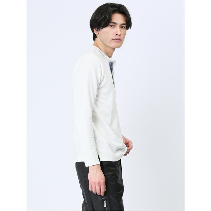 比翼前立て ヘンリーネック長袖Tシャツ[品番：TKQJ0021395]｜TAKA-Q  MEN（タカキュー）のメンズファッション通販｜SHOPLIST（ショップリスト）