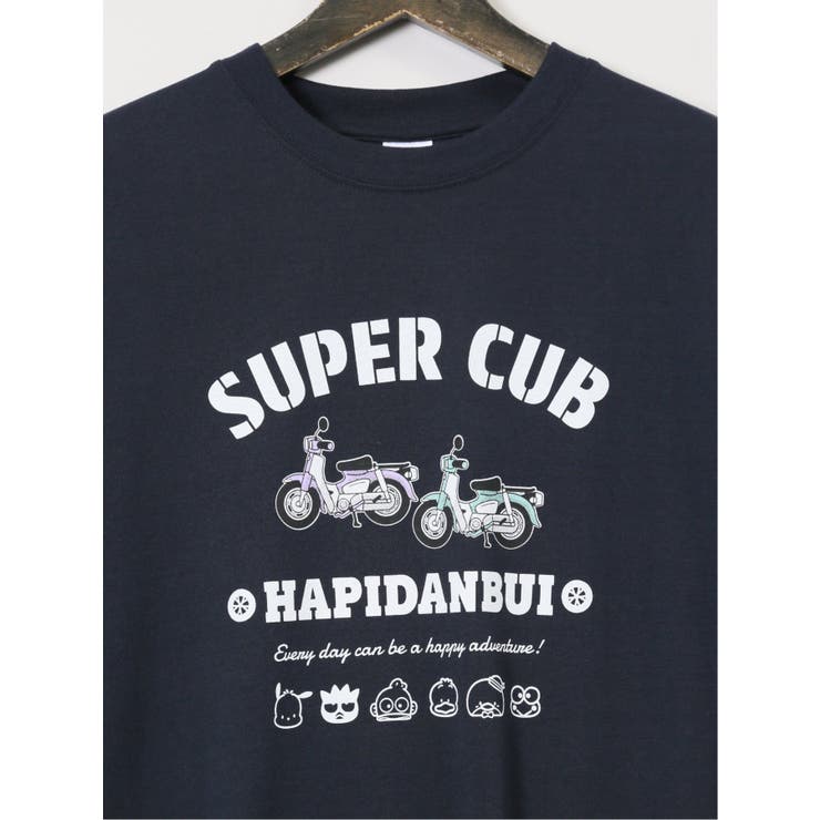大きいサイズ】HONDA×サンリオキャラ クルーネック半袖Tシャツ