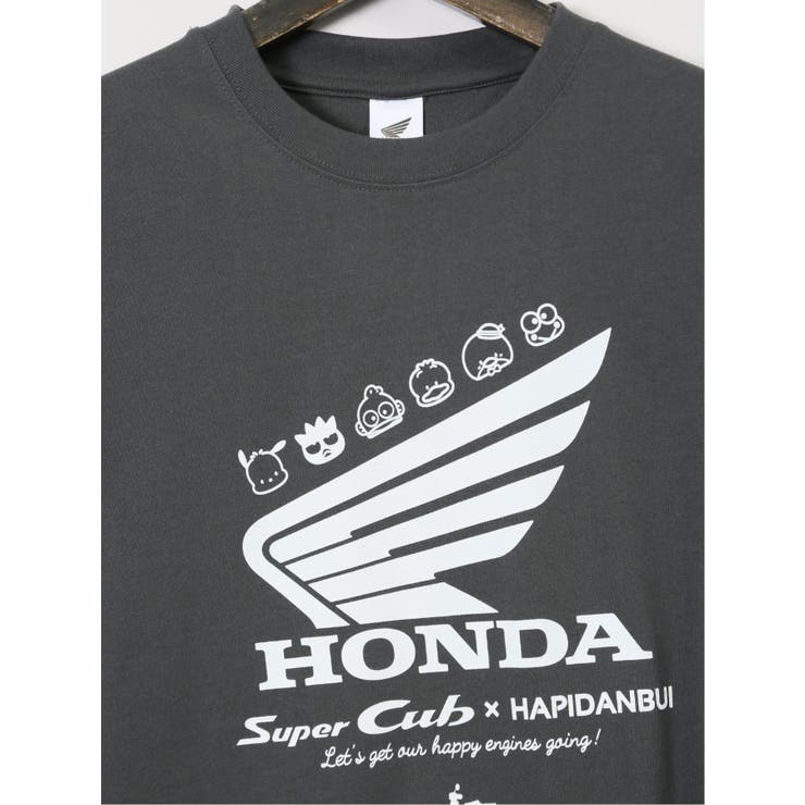 大きいサイズ】HONDA×サンリオキャラ クルーネック半袖Tシャツ