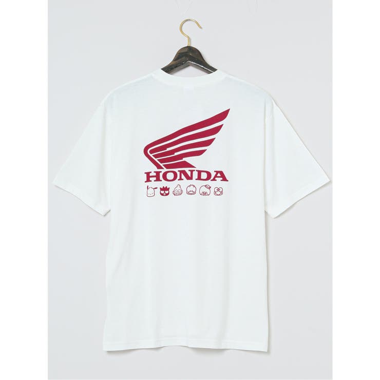 【大きいサイズ】HONDA×サンリオキャラ クルーネック半袖Ｔシャツ