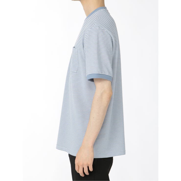 ライル&スコット/LYLE&SCOTT ボーダー クルーネック半袖Tシャツ | TAKA-Q MEN | 詳細画像6 