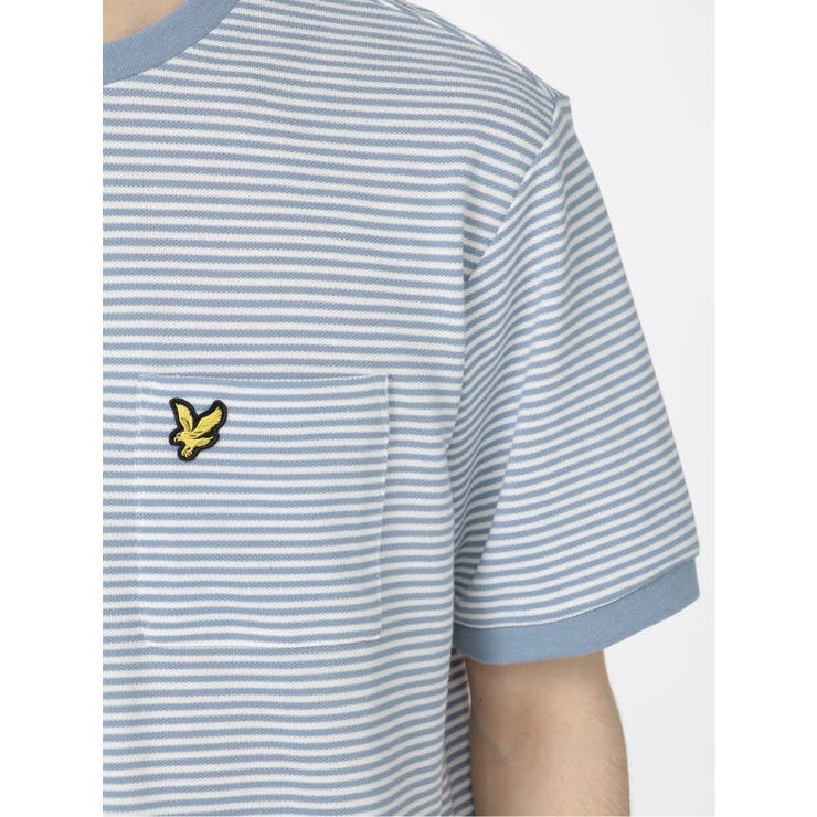 ライル&スコット/LYLE&SCOTT ボーダー クルーネック半袖Tシャツ | TAKA-Q MEN | 詳細画像9 