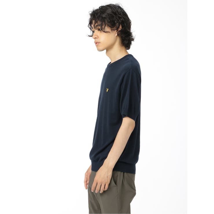 ライル&スコット/LYLE&SCOTT 綿天竺ニット クルーネック半袖Tシャツ | TAKA-Q MEN | 詳細画像14 