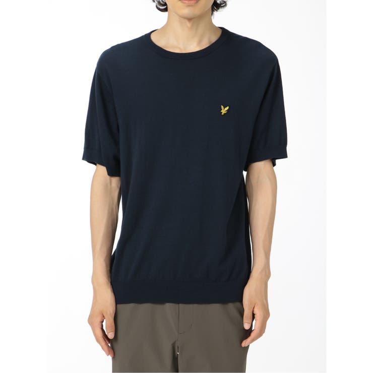 ライル&スコット/LYLE&SCOTT 綿天竺ニット クルーネック半袖Tシャツ | TAKA-Q MEN | 詳細画像17 