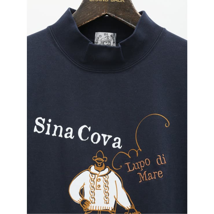 大きいサイズ】シナコバ/SINA COVA ハイネック長袖Tシャツ[品番