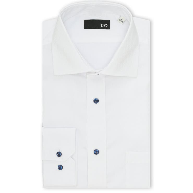 ノンアイロン NEWスタンダードフィット ワイドカラー長袖シャツ | TAKA-Q MEN | 詳細画像1 