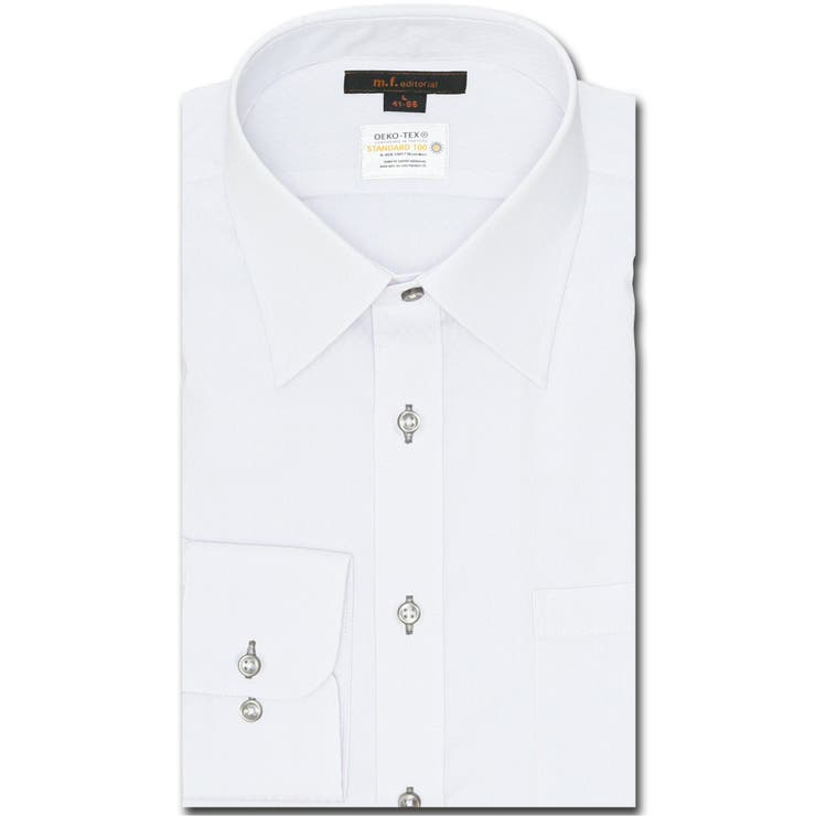 形態安定 吸水速乾 スタンダードフィット レギュラーカラー長袖シャツ | TAKA-Q MEN | 詳細画像1 