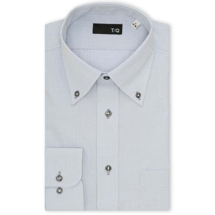 04グレー | ノンアイロン NEWスタンダードフィット ボタンダウン長袖シャツ | TAKA-Q MEN