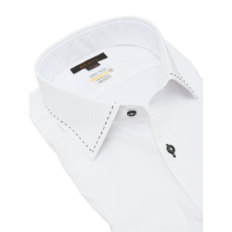 形態安定 吸水速乾 スタンダードフィット ワイドカラー長袖シャツ | TAKA-Q MEN | 詳細画像2 